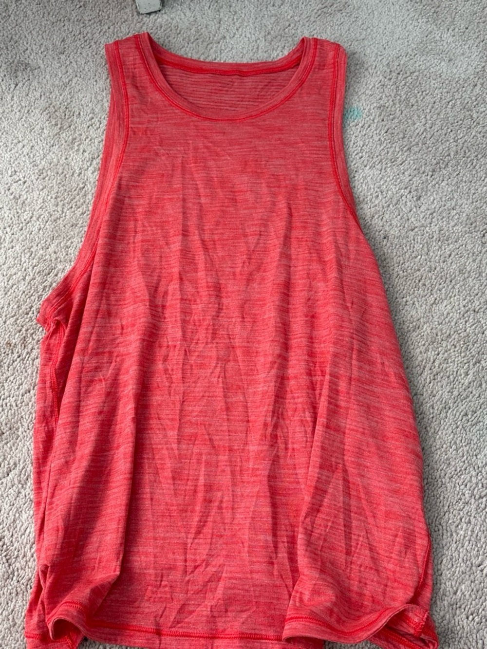 lululemon athletica Coral Heathered Athletic Tank